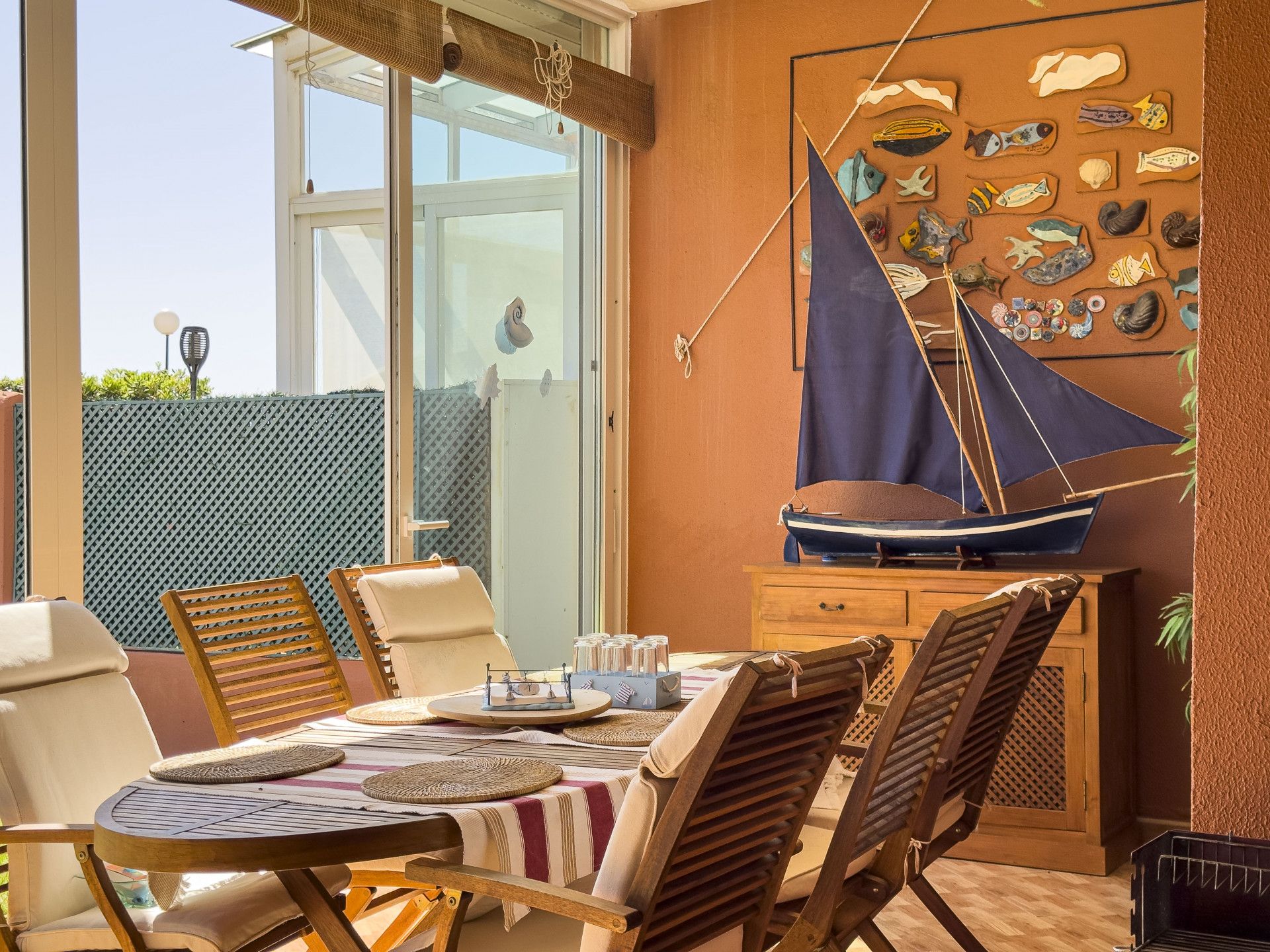 Dining room of Single-family semi-detached for sale in Manilva  with Air Conditioner, Heating and Private garden