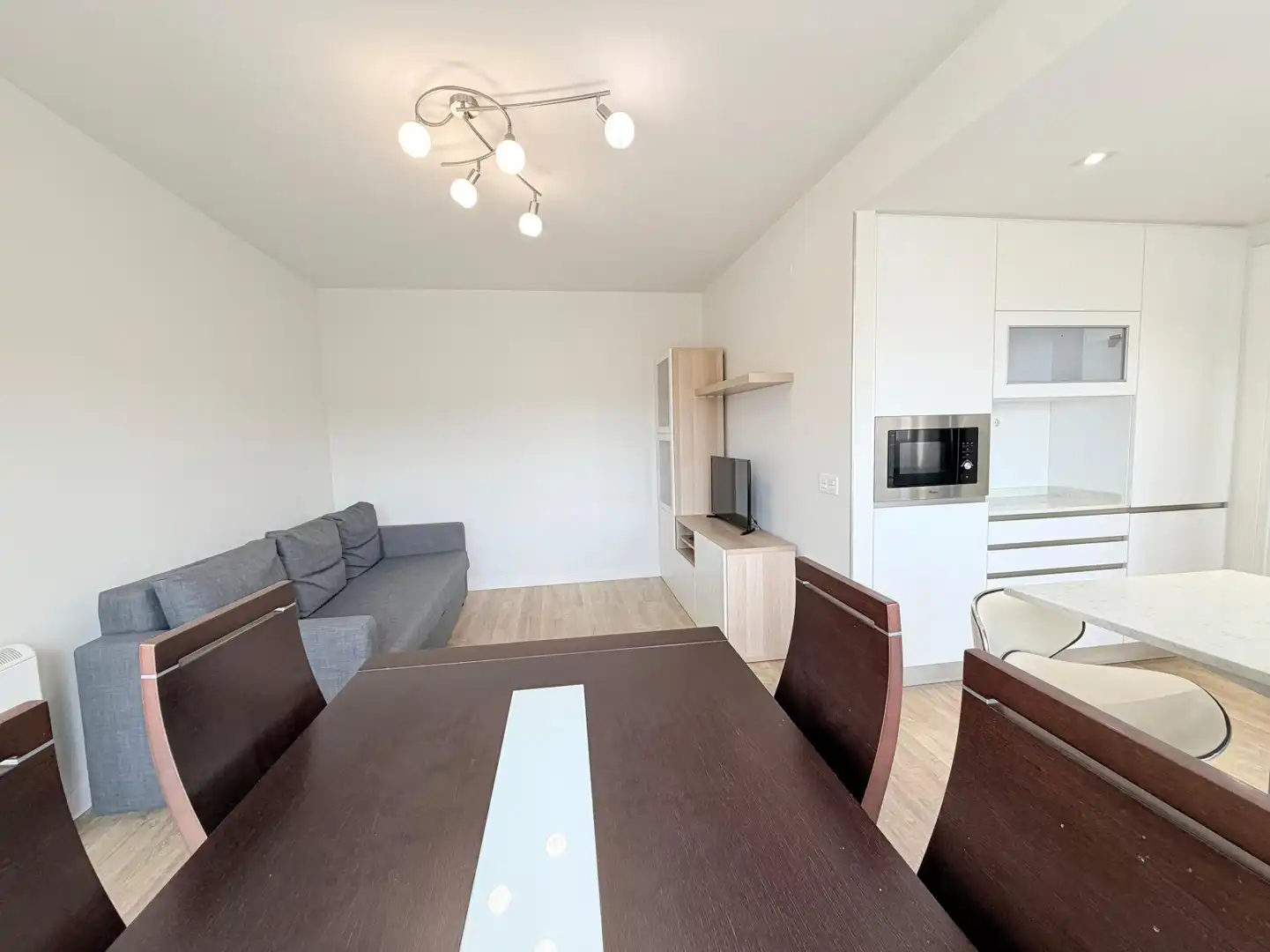 Sala de estar de Piso en venta en Avilés con Terraza y Amueblado