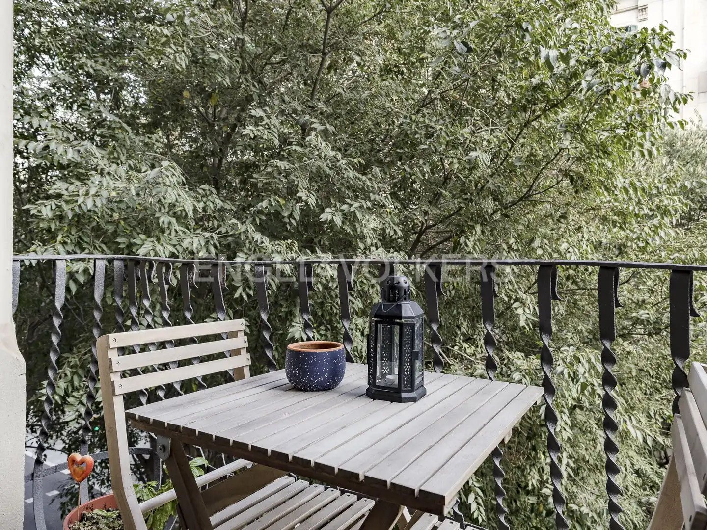 Terrasse von Wohnung zur Miete in Barcelona mit Klimaanlage, Heizung und Parkett