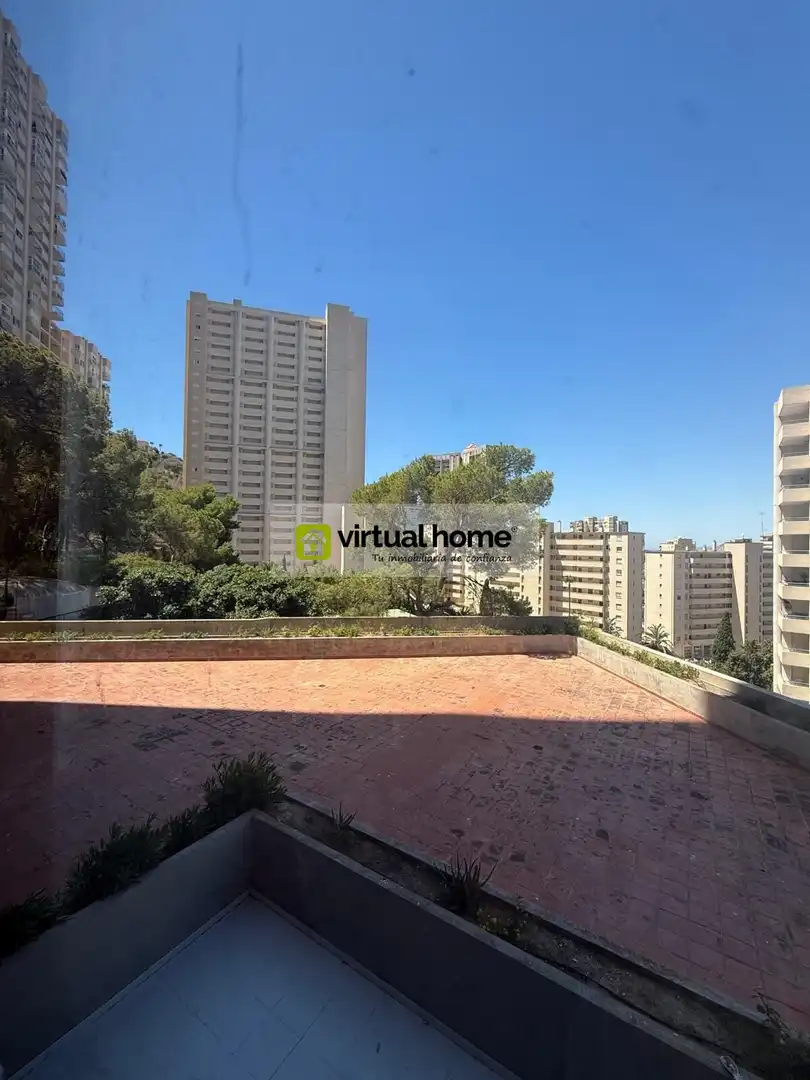 Exterior view of Flat for rent in Benidorm  with Air Conditioner, Terrace and Furnished