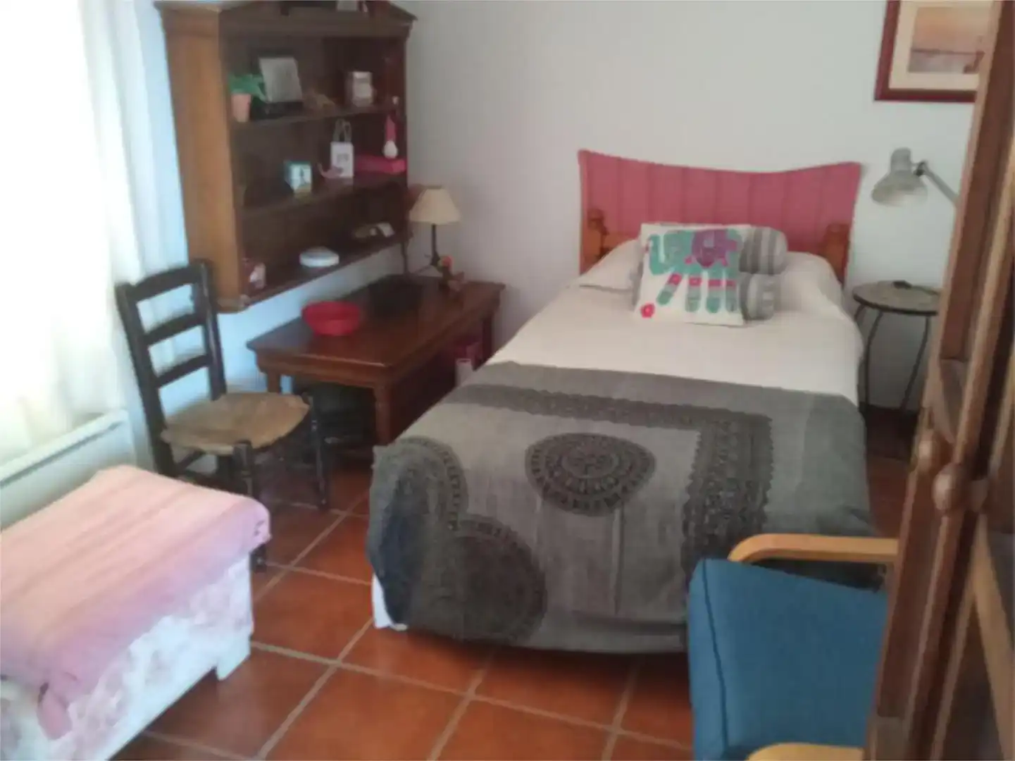Bedroom of Flat for rent in Cómpeta  with Air Conditioner, Private garden and Swimming Pool