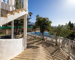 Exterior view of House or chalet for sale in Lanjarón  with Heating, Parquet flooring and Swimming Pool