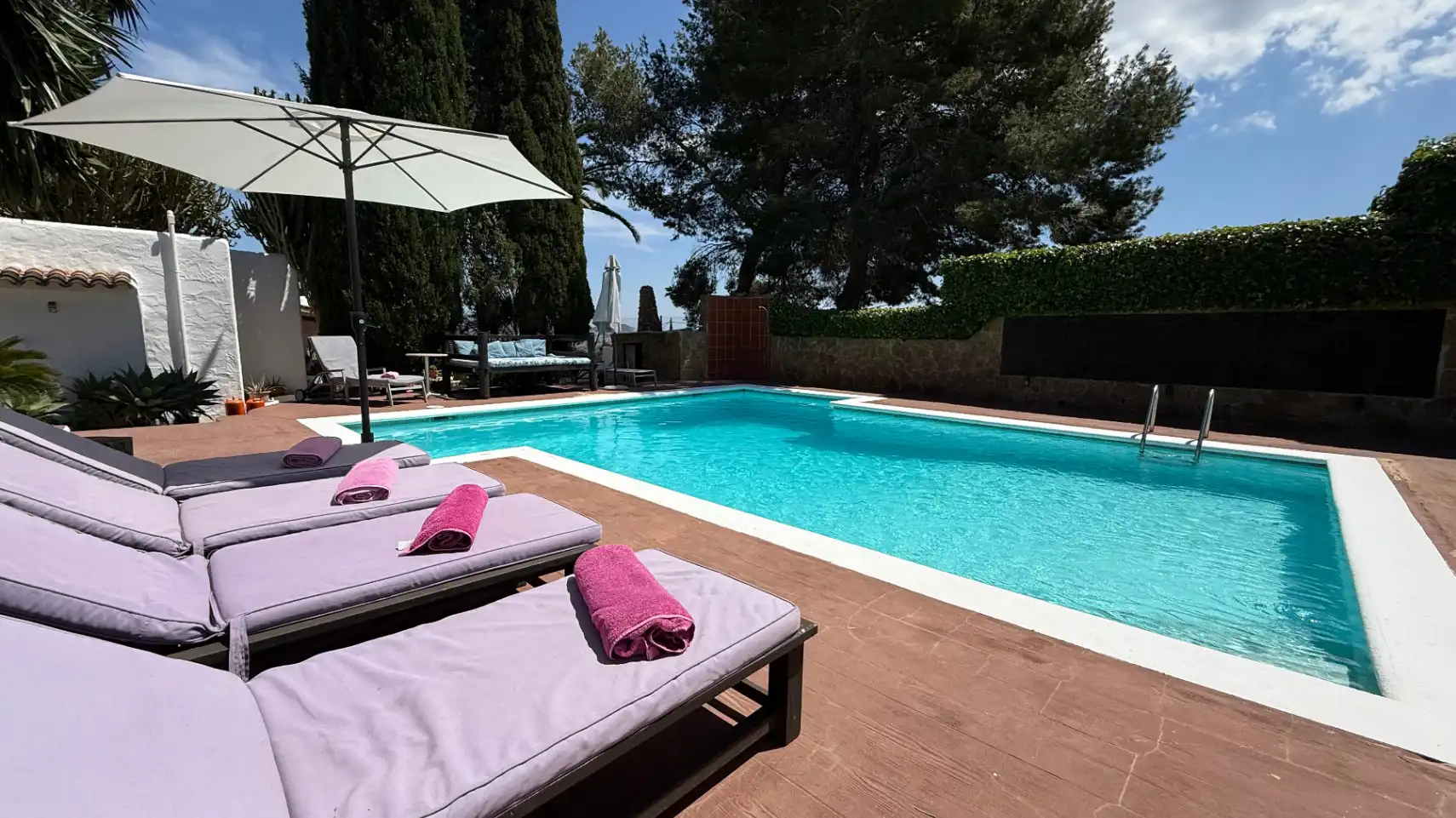 Swimming pool of Houses for sale in Sant Antoni de Portmany  with Air Conditioner, Heating and Private garden