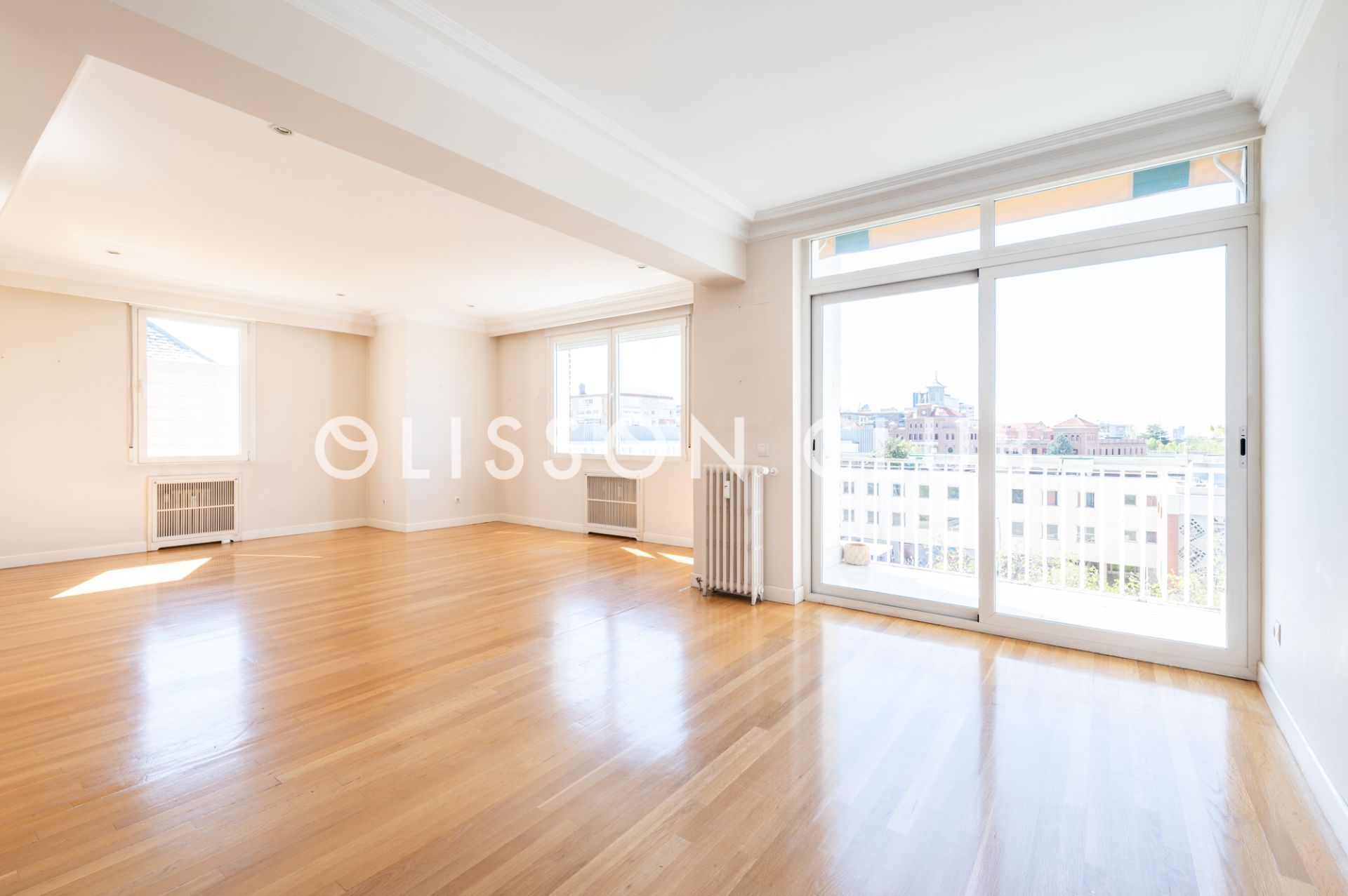 Living room of Flat for sale in  Madrid Capital  with Air Conditioner, Heating and Terrace