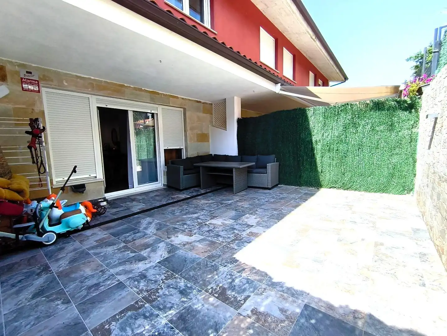 Terraza de Casa o chalet en venta en Santa María de Cayón con Calefacción, Jardín privado y Terraza