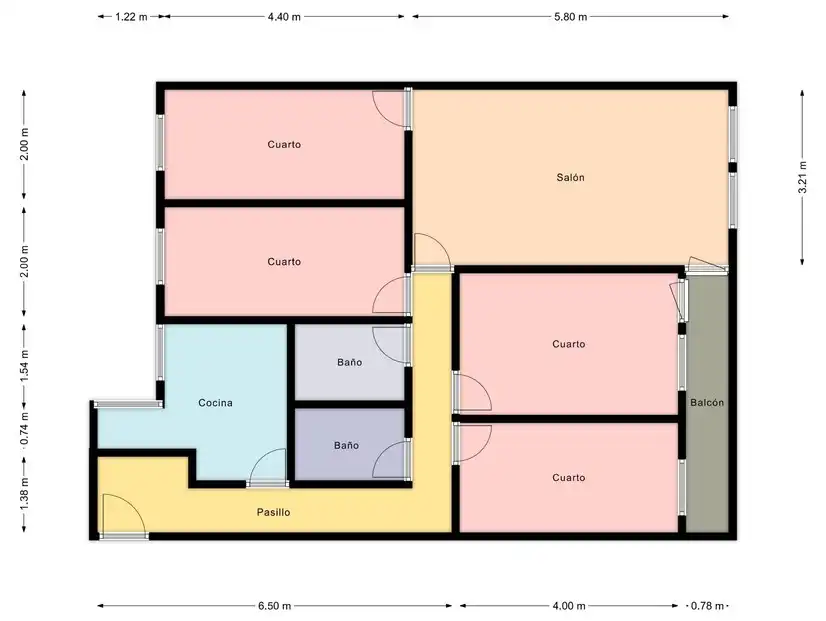 Piso en venta en Valencia con Aire acondicionado, Amueblado y Balcón