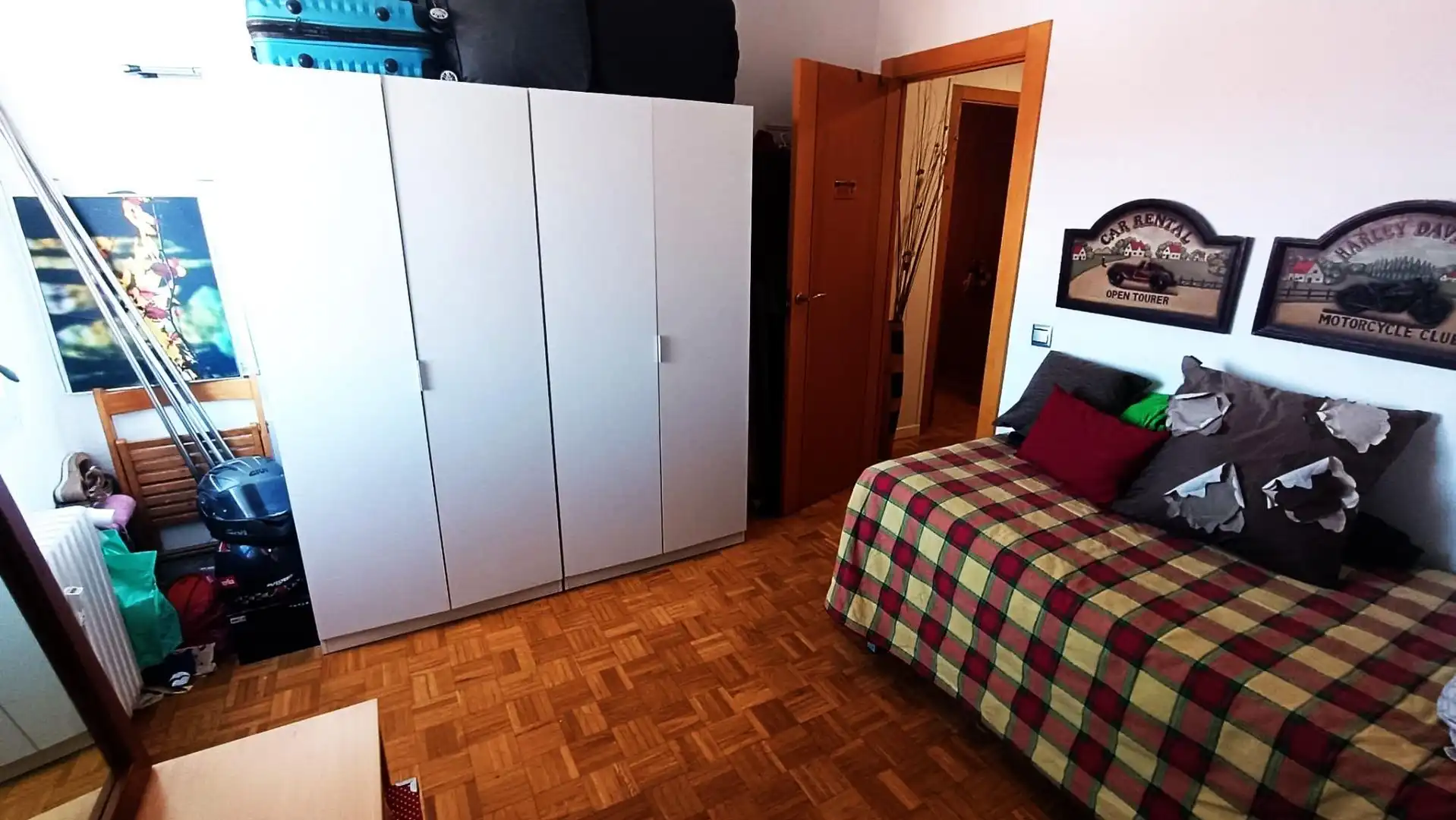 Schlafzimmer von Wohnung zum Verkauf in Zamora Capital  mit Heizung, Parkett und Terrasse