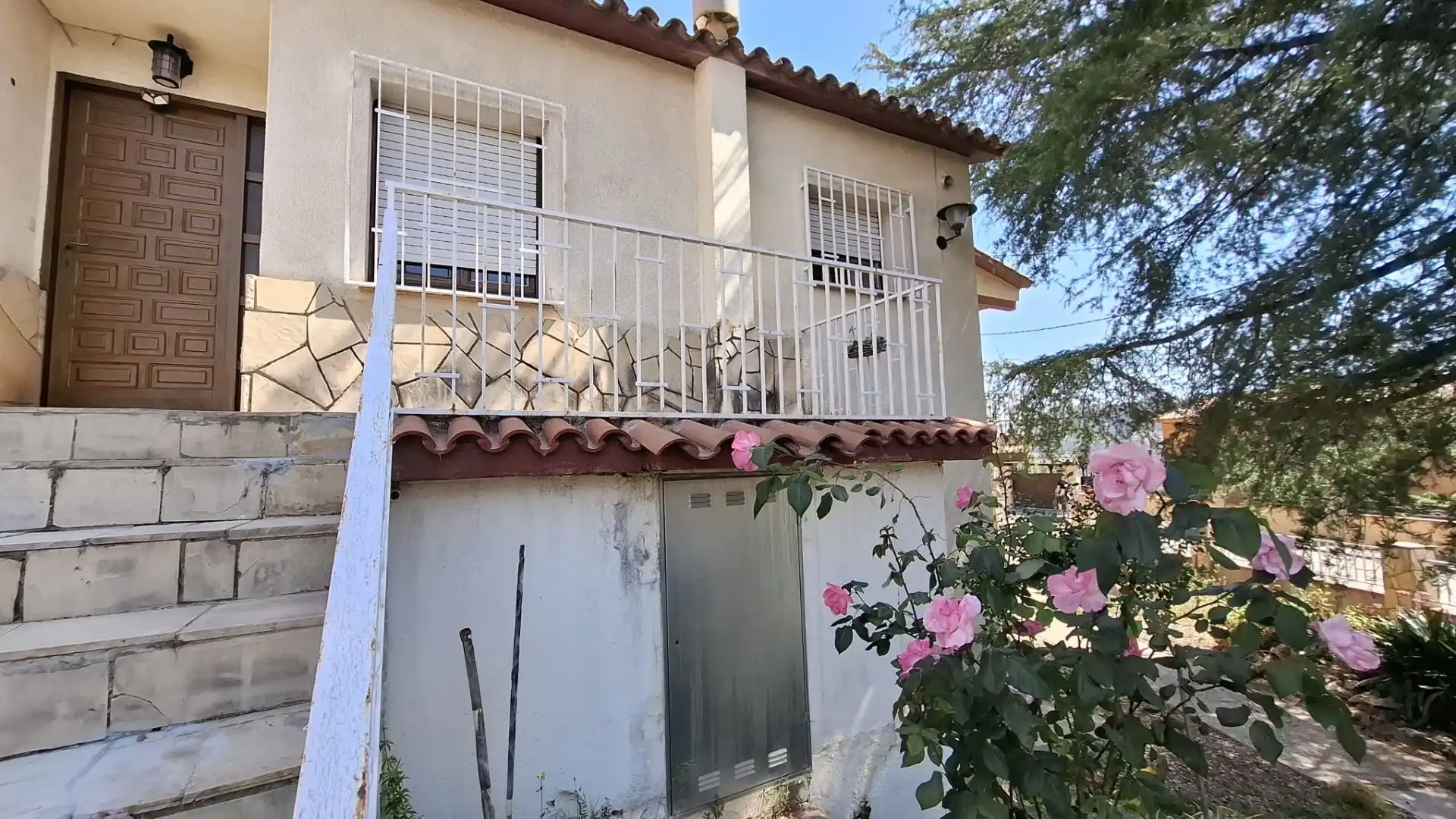 Vista exterior de Casa o chalet en venta en Vallirana con Aire acondicionado, Jardín privado y Terraza