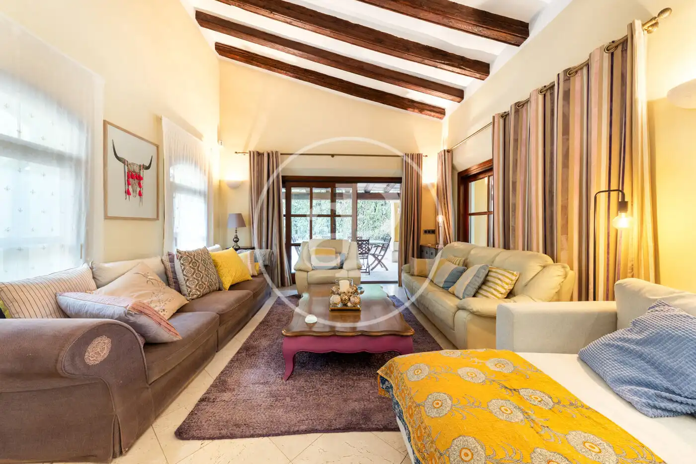 Sala de estar de Casa o chalet en venta en Calvià con Aire acondicionado, Calefacción y Jardín privado