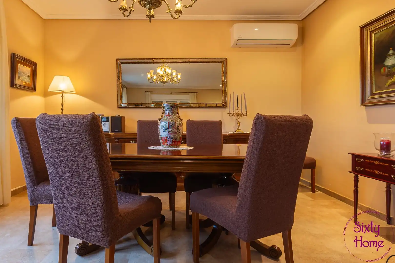Dining room of Houses for sale in Zaragoza  with Heating, Private garden and Terrace