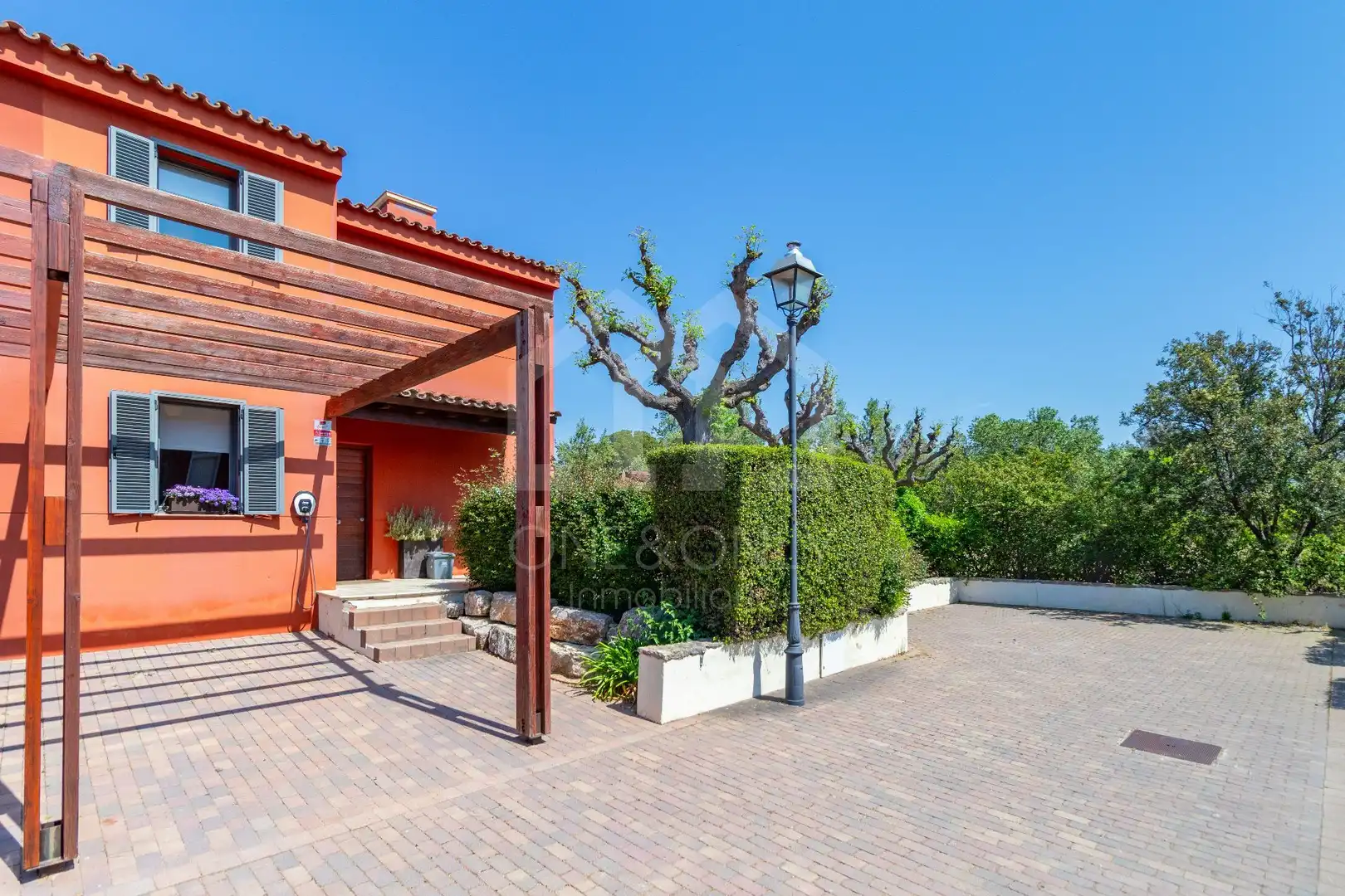 Außenansicht von Haus oder Chalet zur Miete in Mont-roig del Camp mit Klimaanlage, Heizung und Privatgarten