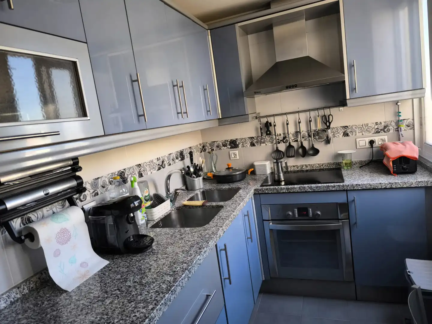 Küche von Wohnung zur Miete in La Línea de la Concepción mit Terrasse, Möbliert und Ofen