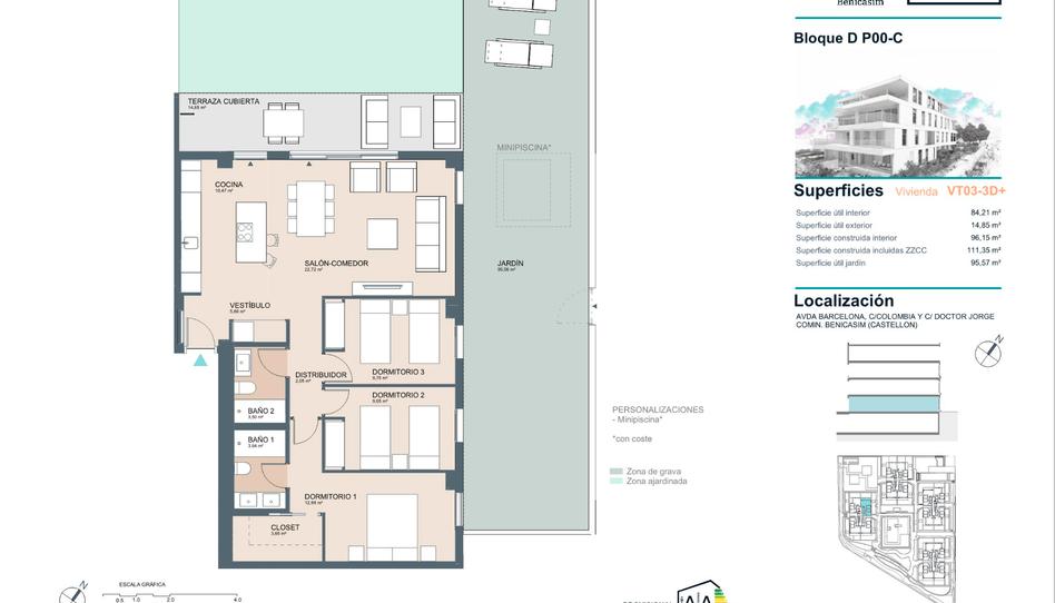 Photo 1 from new construction home in Flat for sale in Avinguda Barcelona, 41, Torreón - La Almadraba, Castellón