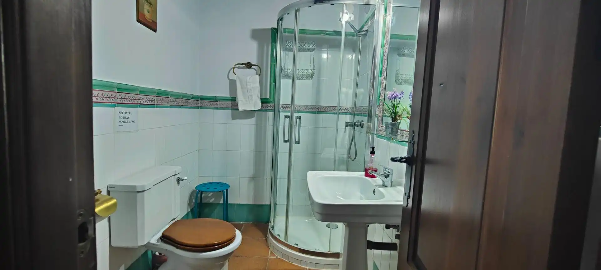 Baño de Finca rústica en venta en La Lapa con Aire acondicionado, Jardín privado y Terraza