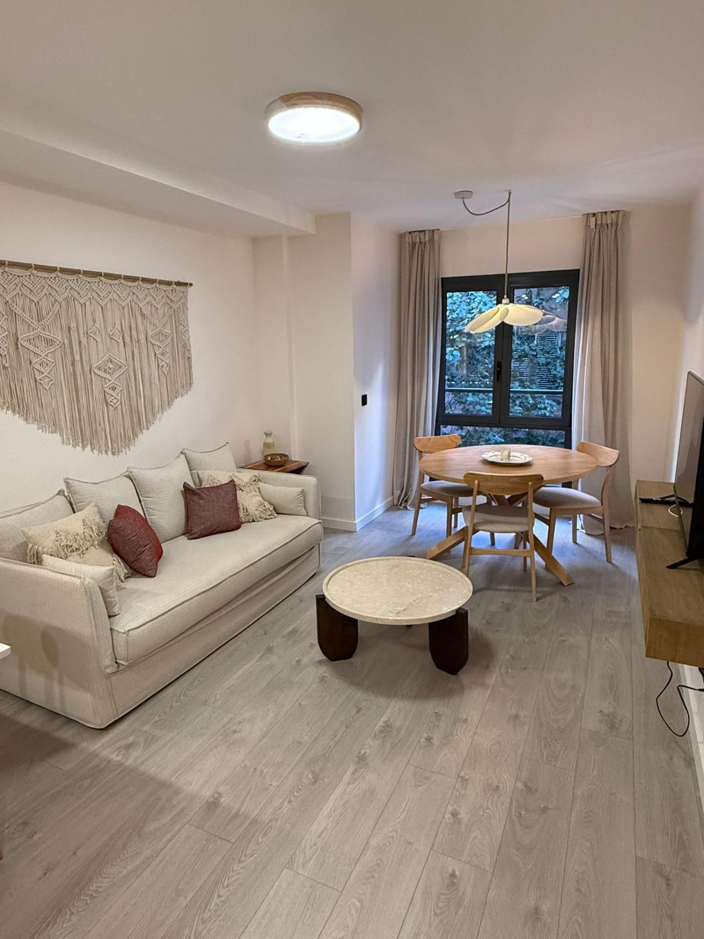 Living room of Apartment for sale in Málaga Capital  with Air Conditioner, Storage room and Furnished