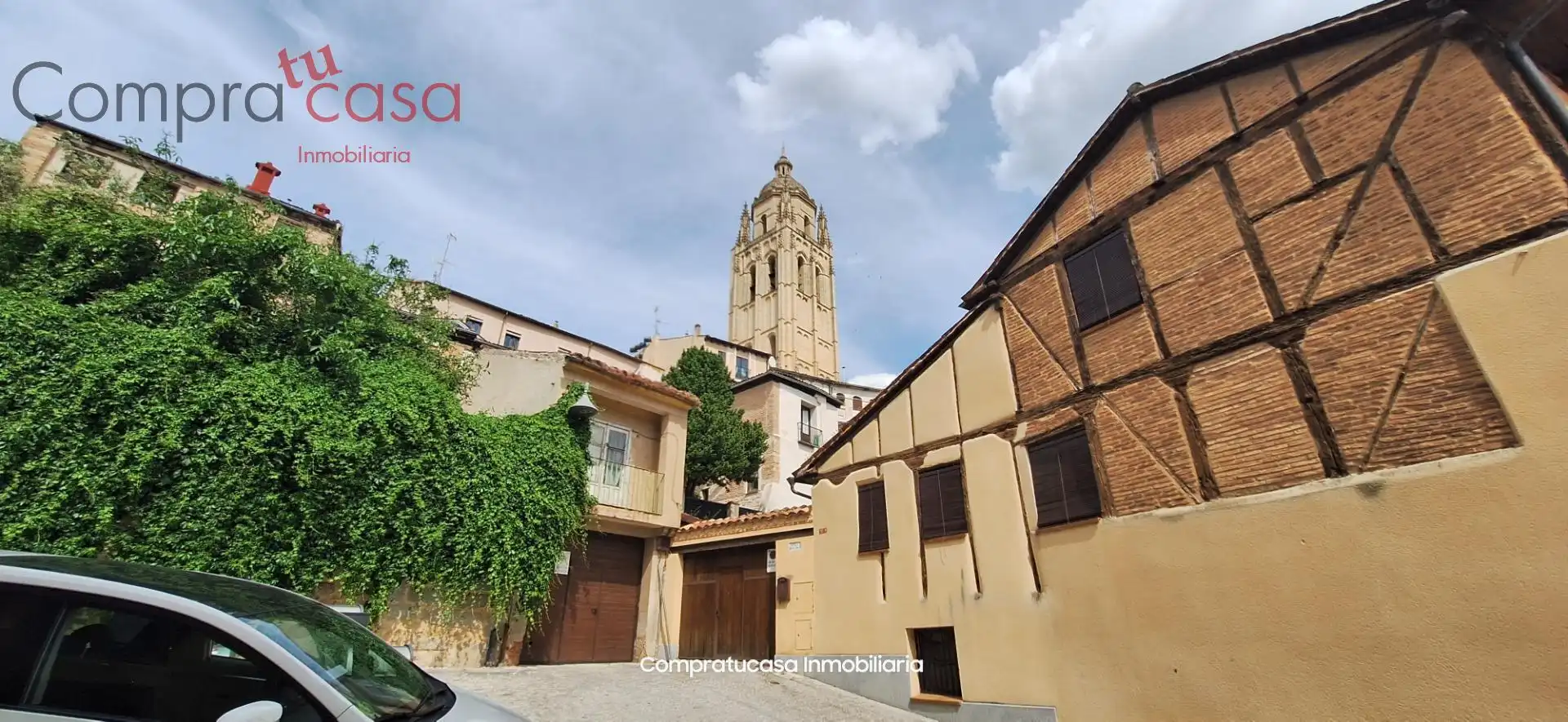 Außenansicht von Wohnungen zur Miete in Segovia mit Heizung und Möbliert