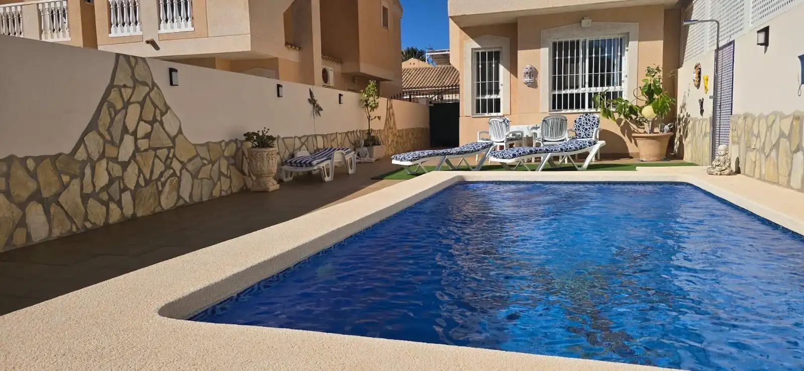 Piscina de Casa o chalet en venta en Mazarrón con Terraza, Piscina y Balcón