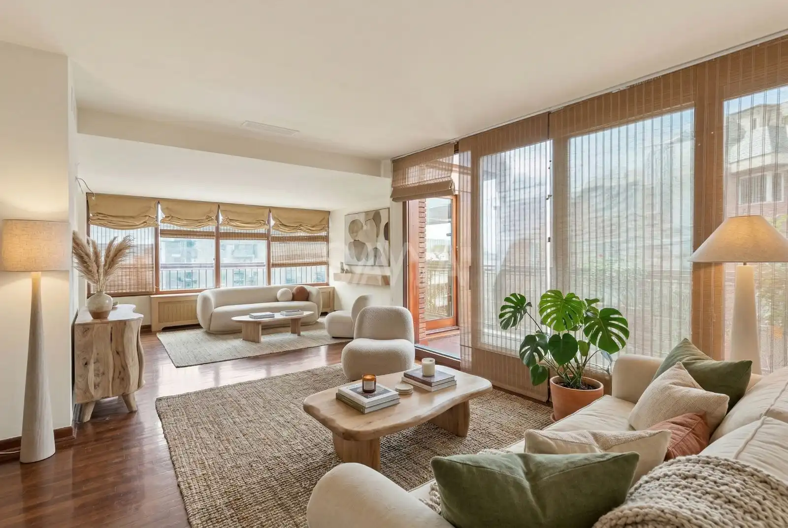 Living room of Attic for sale in Barcelona  with Terrace, Storage room and Swimming Pool