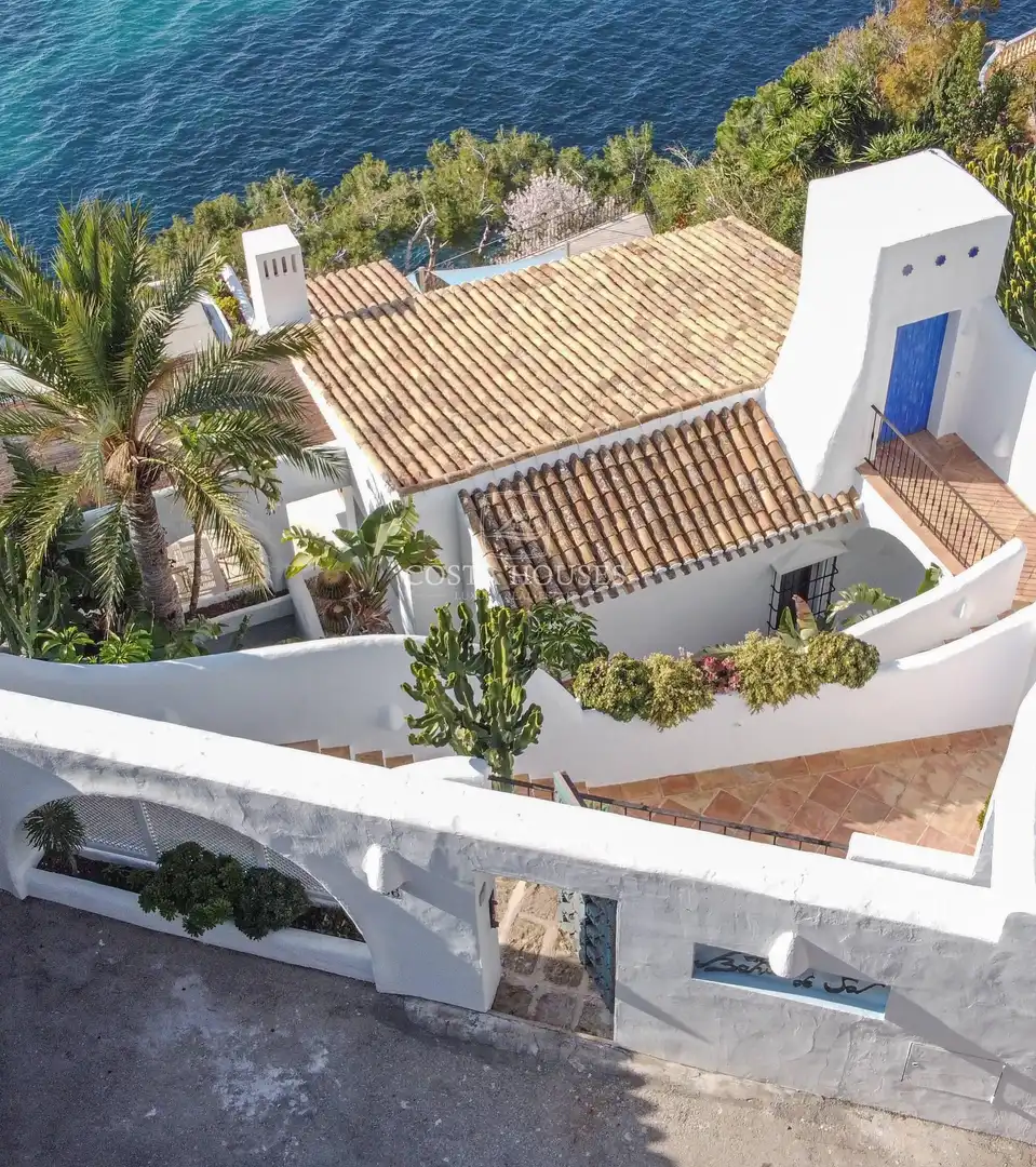 Exterior view of Houses for sale in Moraira  with Air Conditioner, Private garden and Terrace