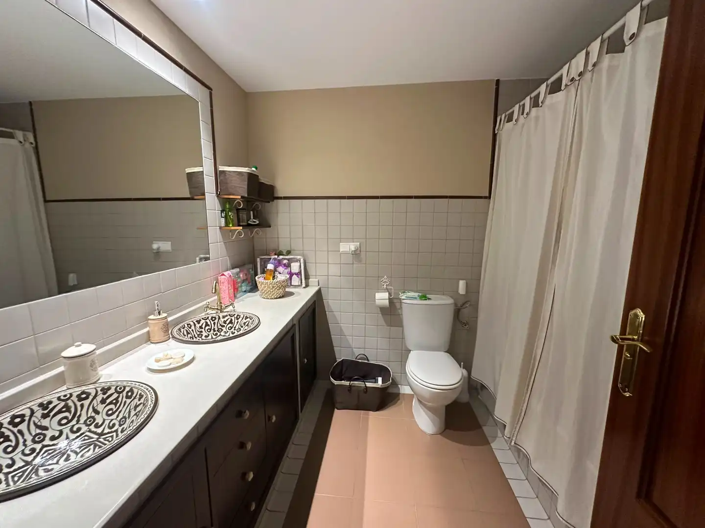 Badezimmer von Wohnung zum Verkauf in Don Benito mit Klimaanlage, Heizung und Balkon