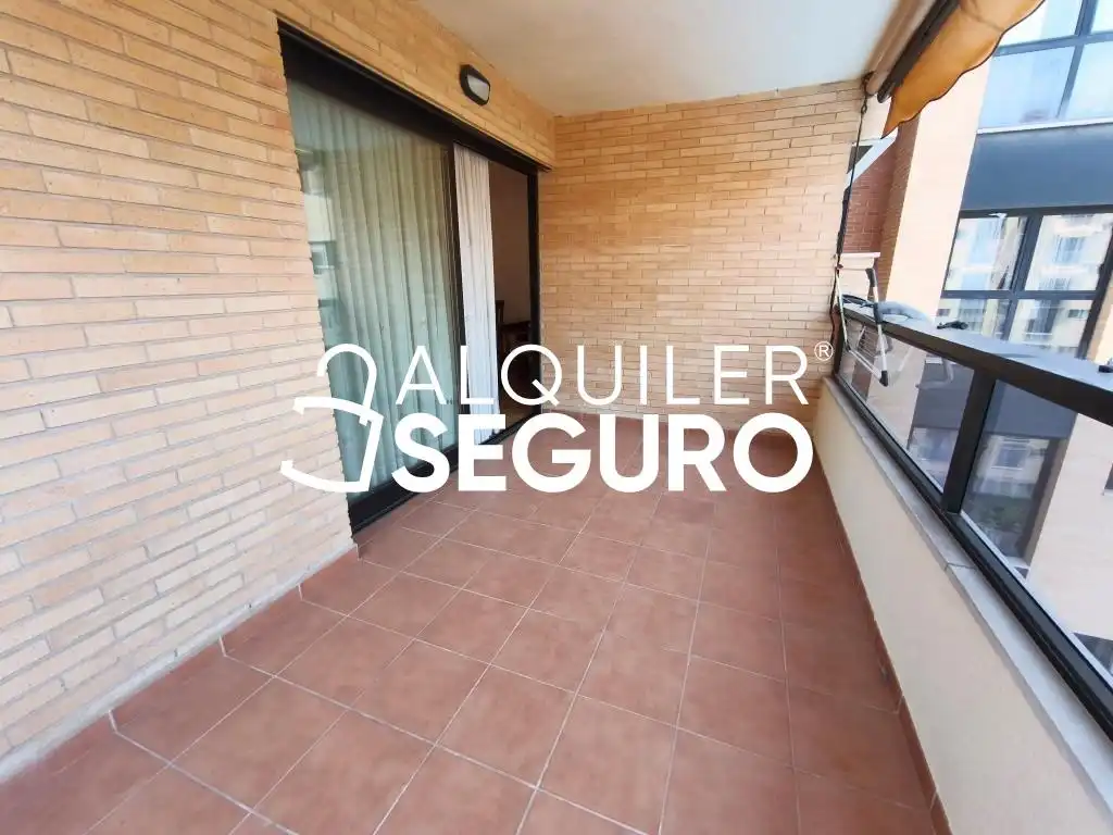 Balcony of Flat for rent in Alicante / Alacant  with Air Conditioner, Heating and Terrace