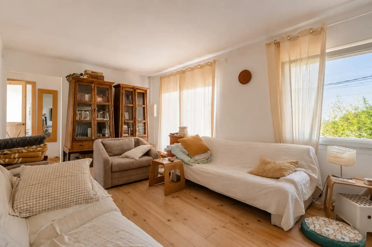 Living room of Houses for sale in Sant Cebrià de Vallalta  with Air Conditioner, Heating and Private garden