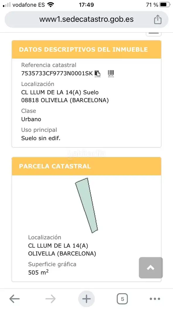 Wohnbaugrundstück zum Verkauf in Carrer de la Llum 14A, imagen 3