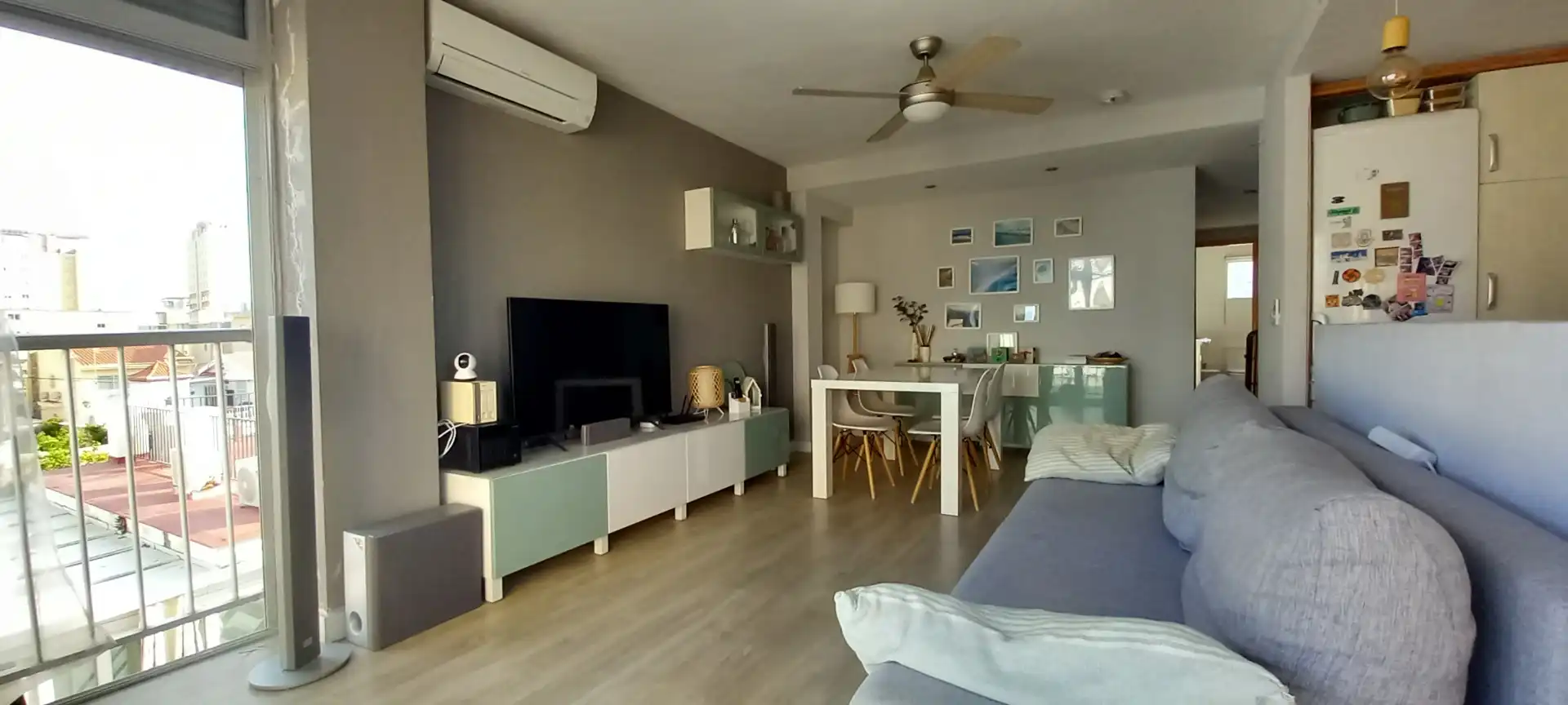 Sala d'estar de Apartament en venda en Gandia amb Aire condicionat, Calefacció i Moblat