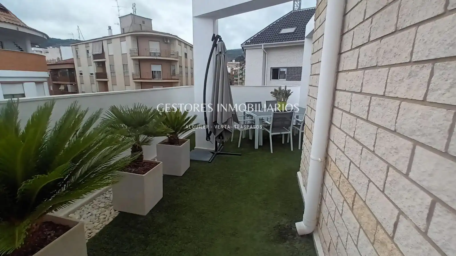 Terrasse von Dachboden zum Verkauf in Ibi mit Klimaanlage, Heizung und Terrasse