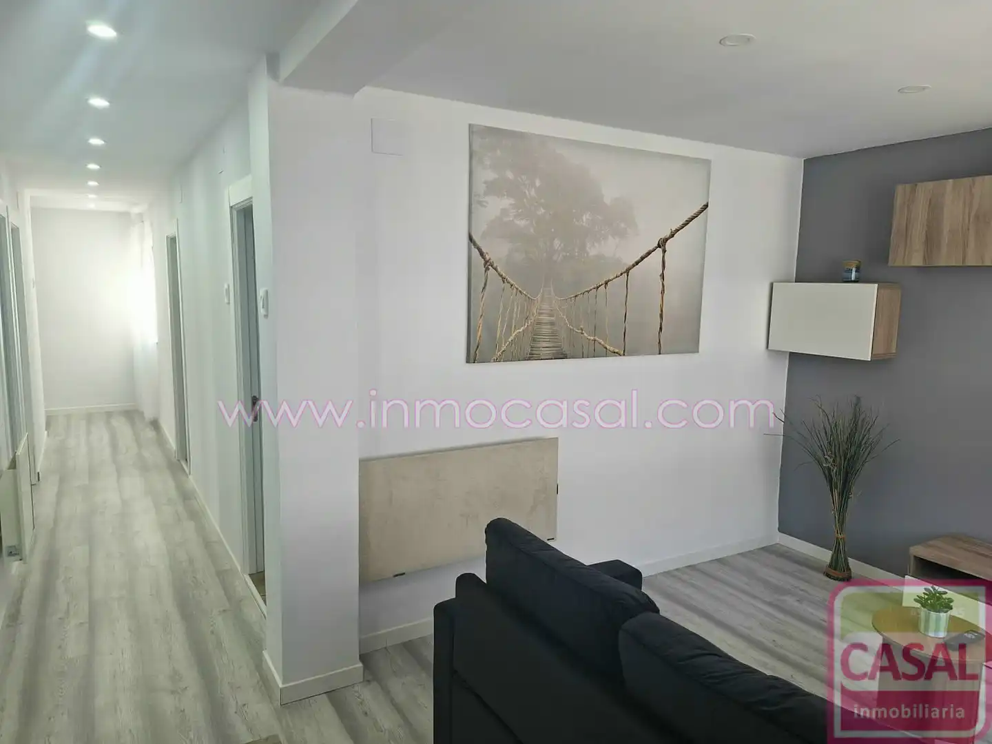 Sala de estar de Piso de alquiler en Mieres (Asturias) con Calefacción y Amueblado
