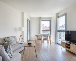 Sala d'estar de Apartament de lloguer en  Barcelona Capital amb Aire condicionat