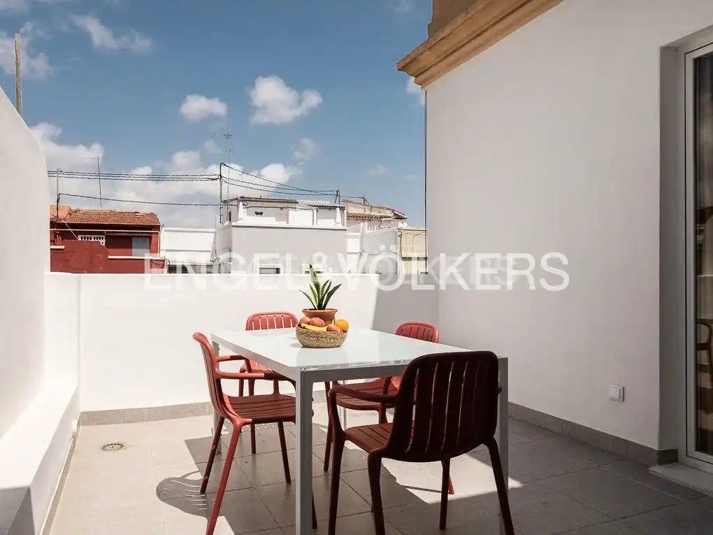 Terrassa de Àtic de lloguer en Valencia amb Aire condicionat, Calefacció i Parquet