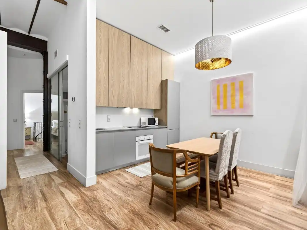 Cocina de Planta baja en venta en Madrid con Aire acondicionado, Calefacción y Amueblado