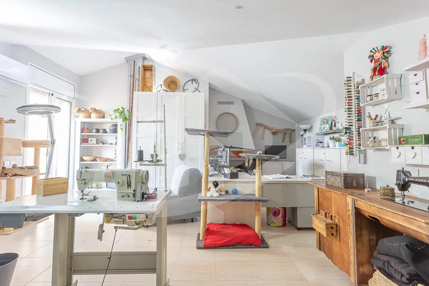 Kitchen of Duplexes for sale in Sabadell  with Air Conditioner, Heating and Terrace