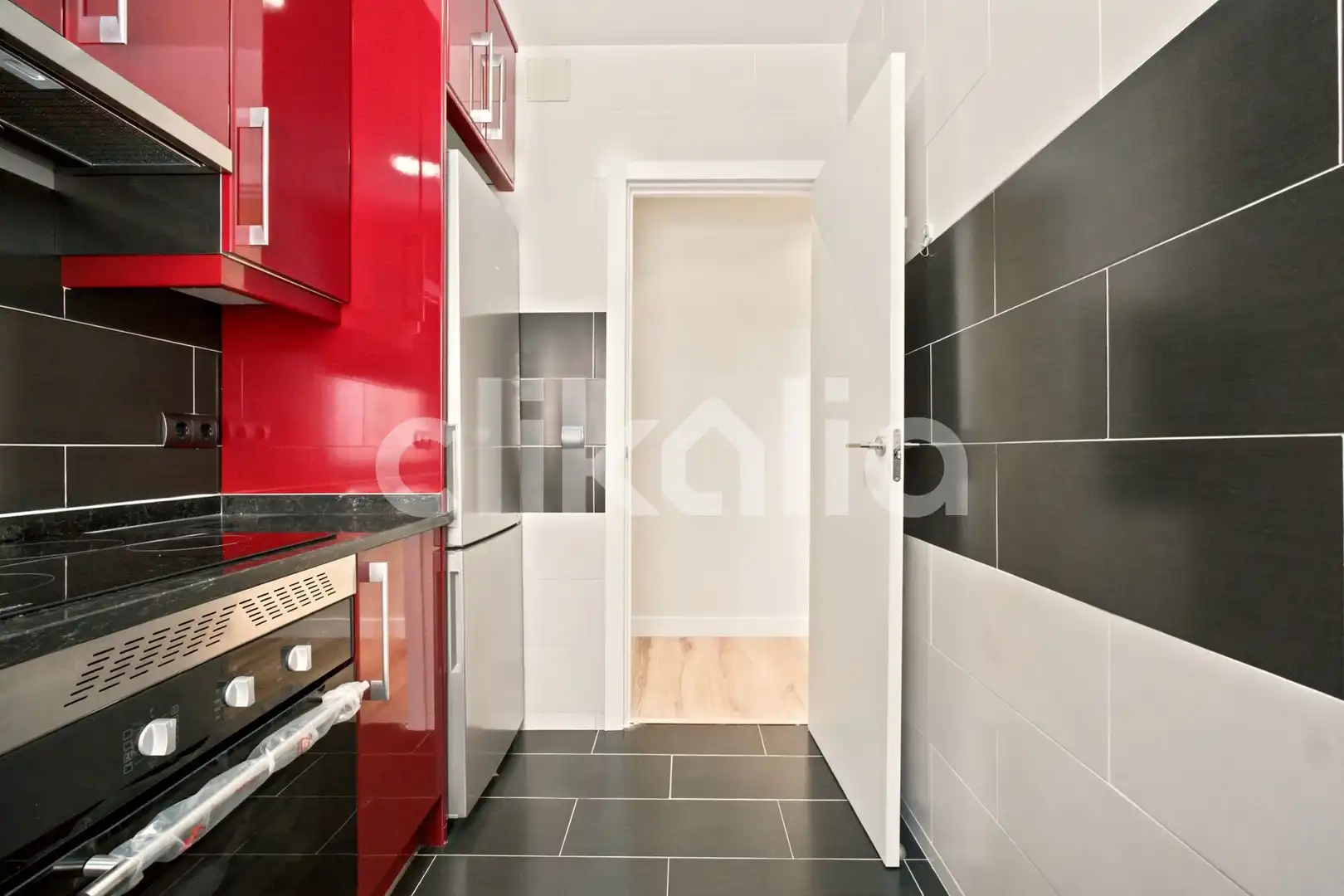 Cocina de Piso de alquiler en Madrid con Aire acondicionado, Calefacción y Terraza