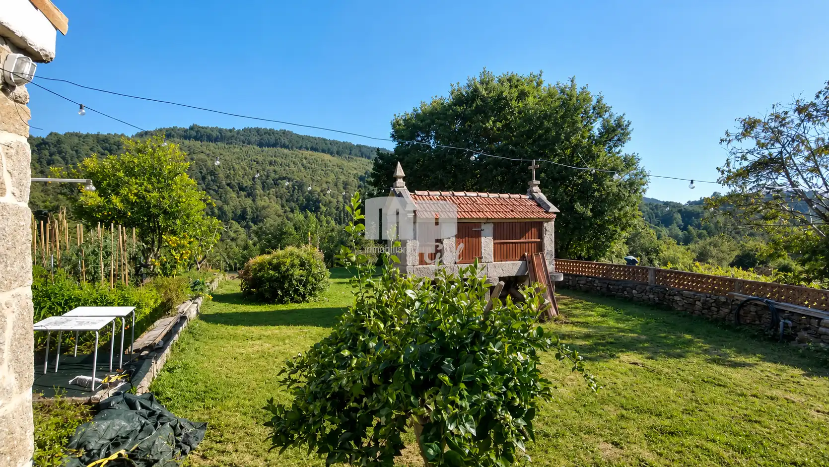 Garden of Country homes for sale in Pazos de Borbén  with Storage room