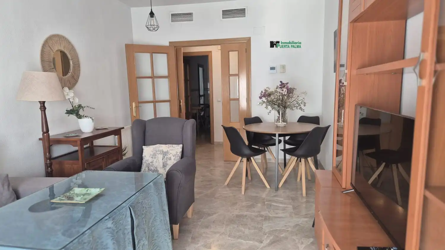 Esszimmer von Wohnung zur Miete in Badajoz mit Klimaanlage, Heizung und Terrasse