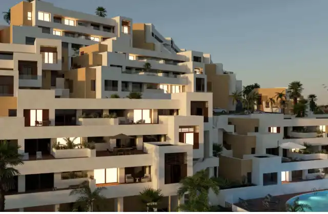 Exterior view of Flat for sale in Antigua  with Air Conditioner, Terrace and Community pool