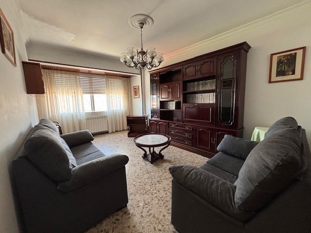 Living room of Flat for sale in Narón  with Heating, Furnished and Oven