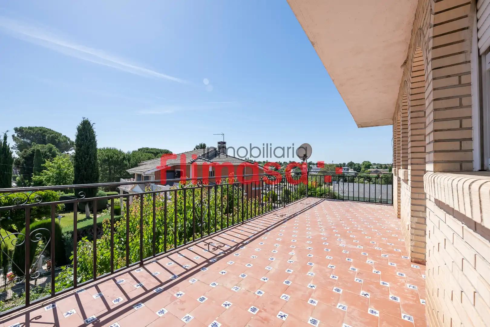 Terrassa de Casa o xalet en venda en Villaviciosa de Odón amb Calefacció, Jardí privat i Terrassa