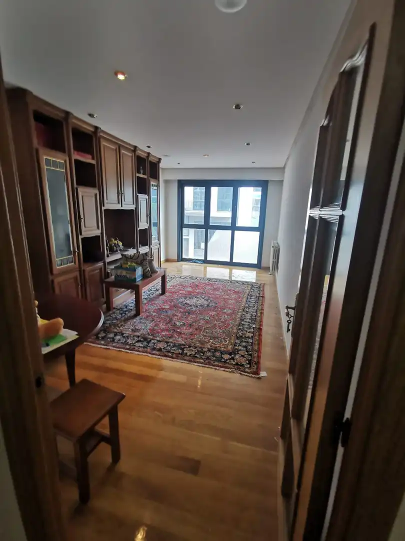 Sala de estar de Piso en venta en Ourense Capital  con Calefacción, Parquet y Amueblado