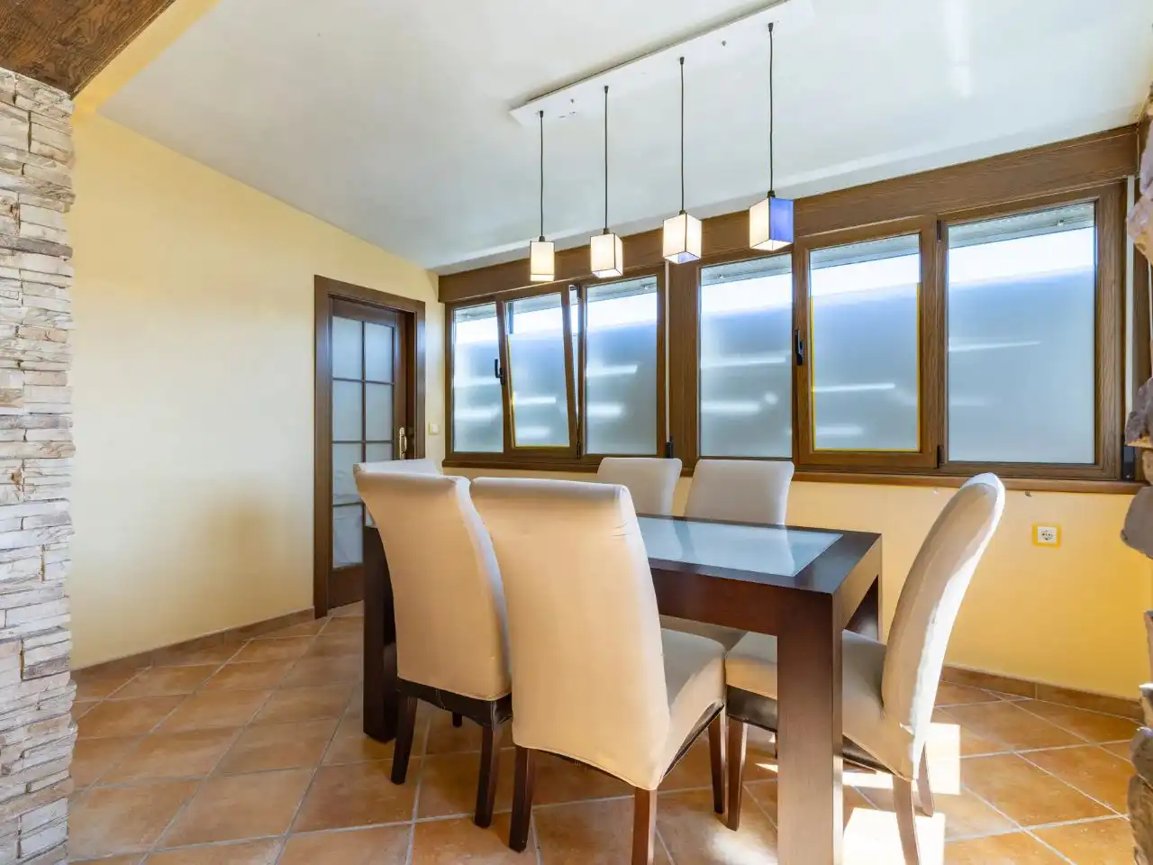 Dining room of Attic for rent in Moaña, Pontevedra