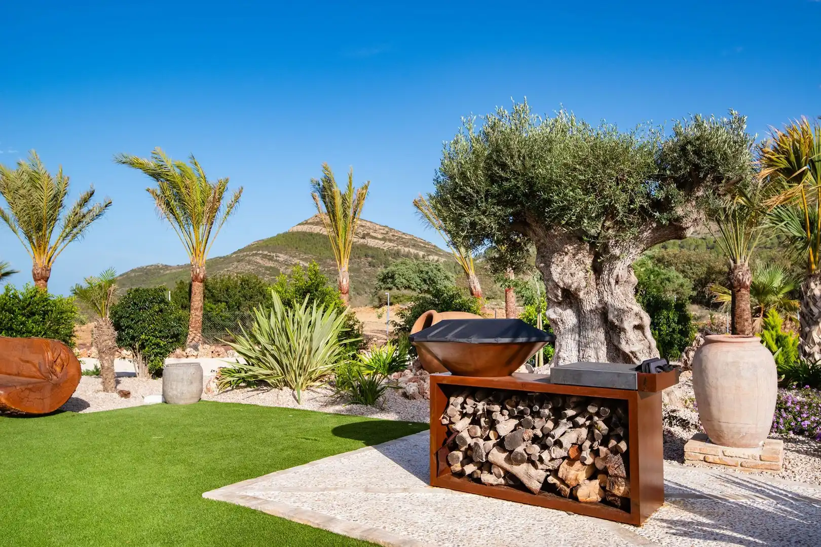 Terrassa de Casa o xalet de lloguer en Llíber amb Aire condicionat, Calefacció i Jardí privat