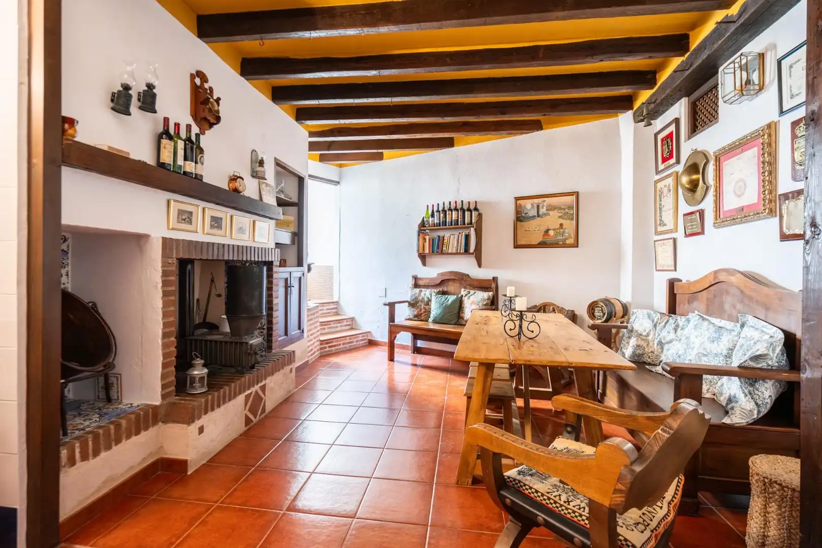 Sala de estar de Casa o chalet en venta en El Toboso con Aire acondicionado, Calefacción y Terraza