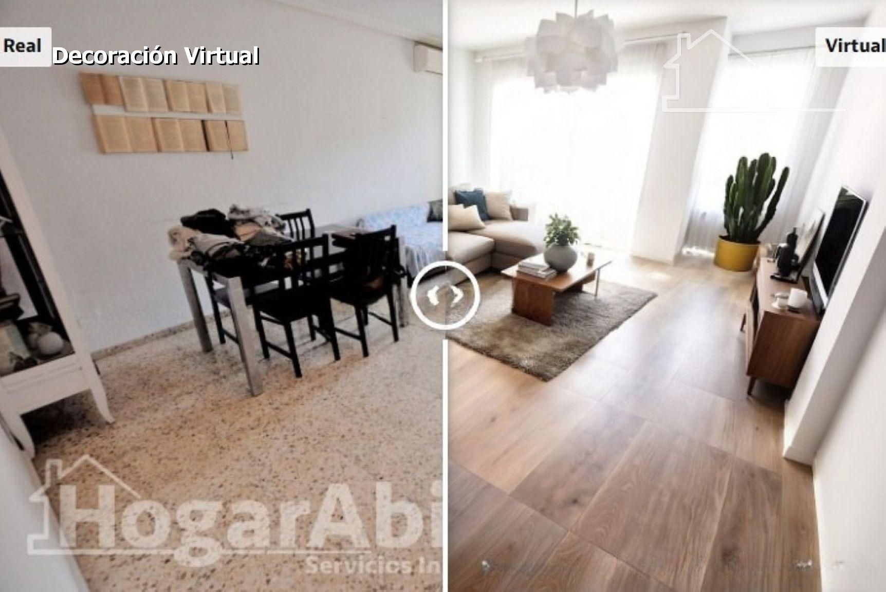 Sala de estar de Piso en venta en Xirivella con Aire acondicionado, Trastero y Balcón