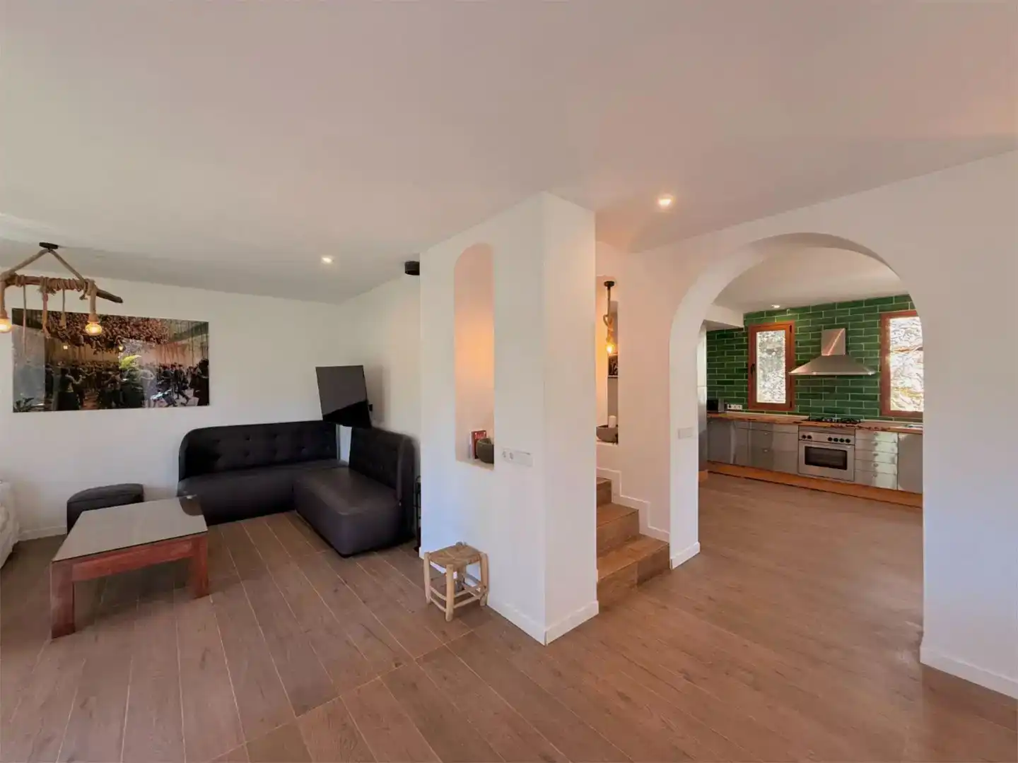 Sala de estar de Casa o chalet en venta en Santa Eulària des Riu con Aire acondicionado y Balcón