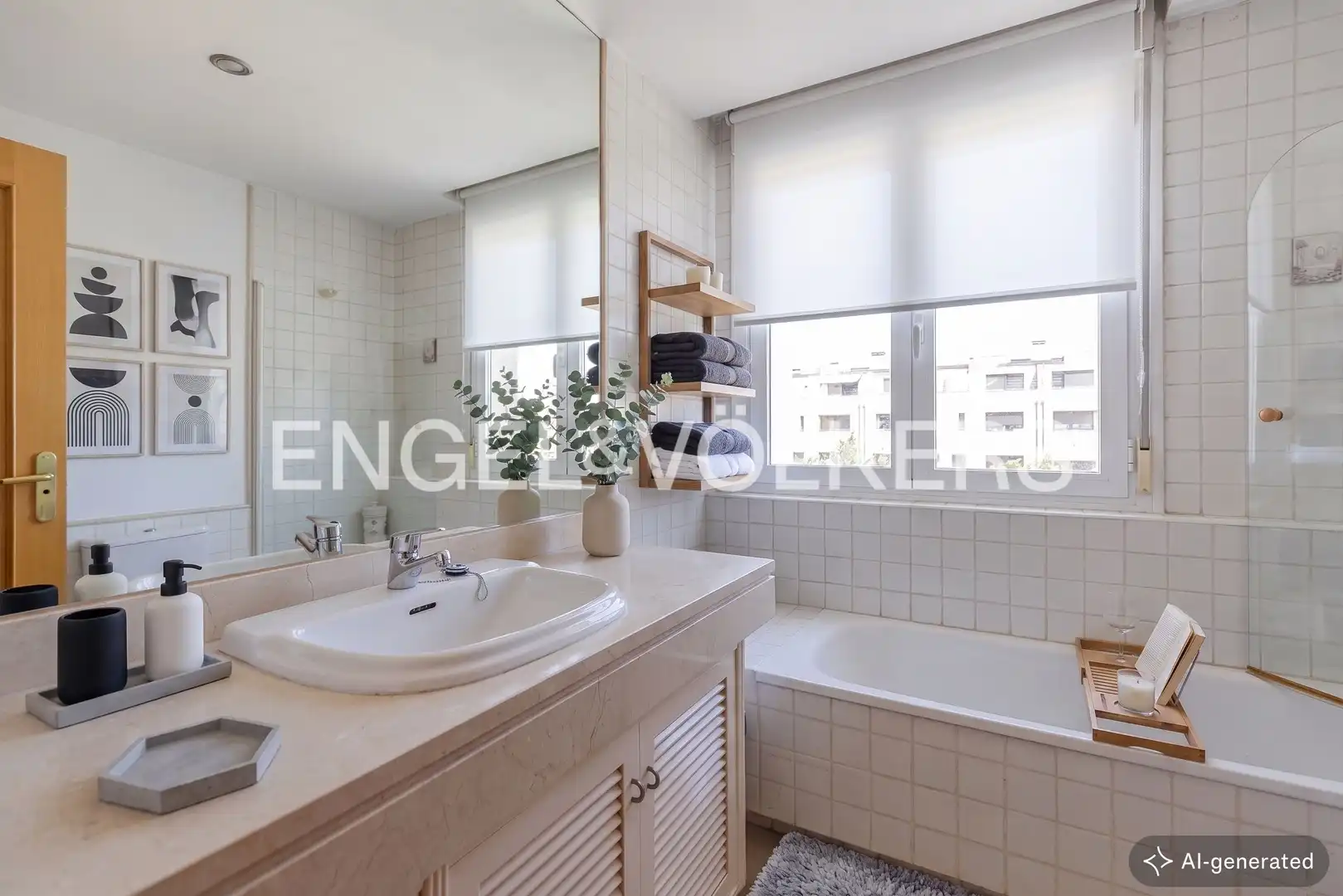 Bathroom of Houses for sale in Madrid  with Air Conditioner, Heating and Private garden
