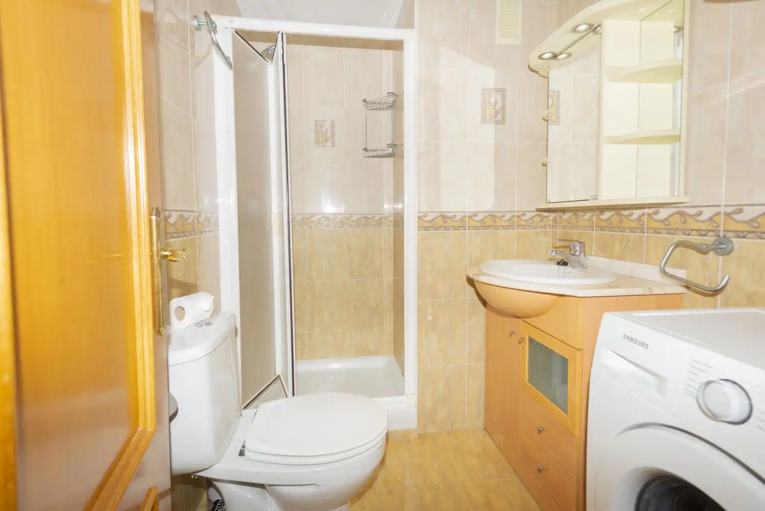 Badezimmer von Wohnungen zum Verkauf in Calpe / Calp mit Klimaanlage, Heizung und Terrasse