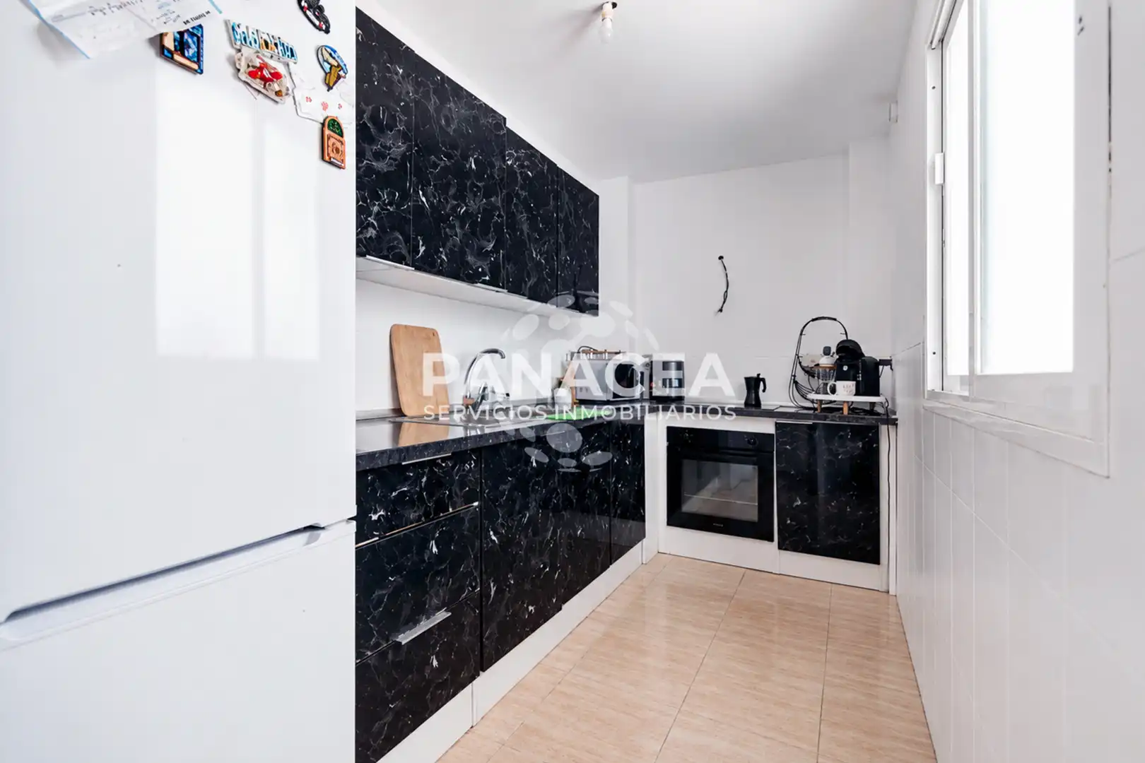 Kitchen of Flat for sale in Vícar  with Furnished, Oven and Microwave