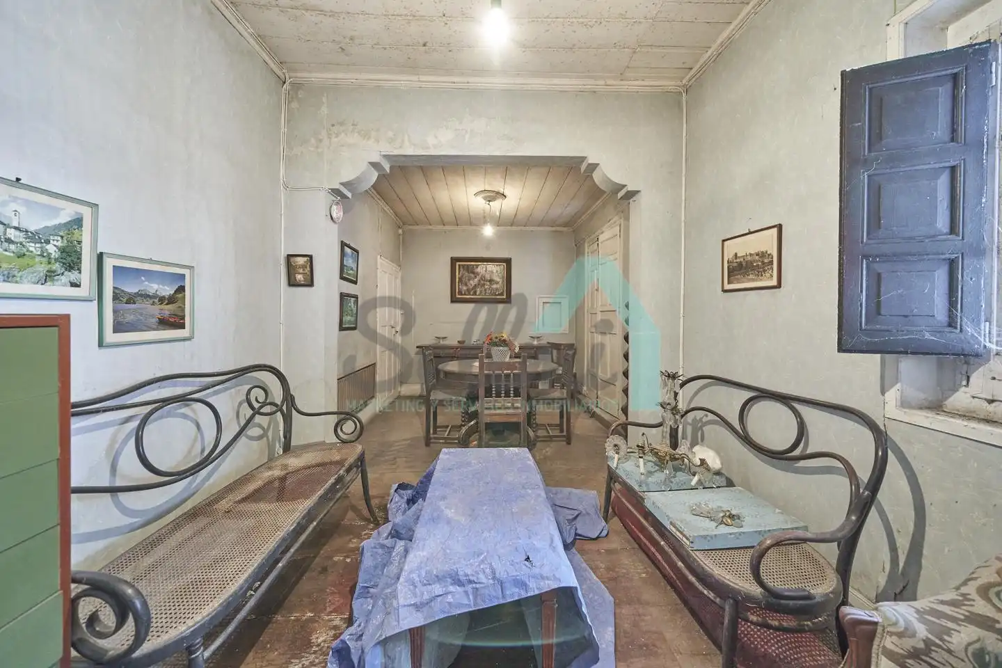 Sala de estar de Casa o chalet en venta en Oviedo  con Jardín privado, Parquet y Terraza